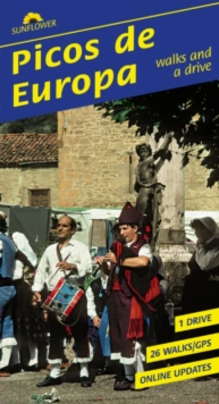Image of Picos de Europa Sunflower Walking Guide : 26 long and short walks with detailed maps and GPS; car tour with pull-out map Paperback / softback