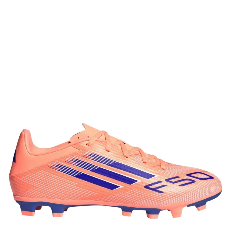 Image of adidas F50 Club Adults Firm Ground Football Boots Orange/Blue male 9 (43.3)
