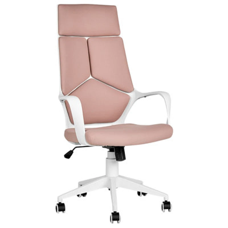 Image of Beliani Office Chair Delight Peach Pink