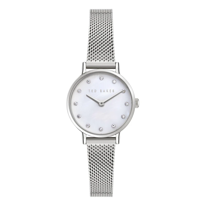 Image of Ted Baker Staciie Quartz Analogue Watch Silver unisex One Size