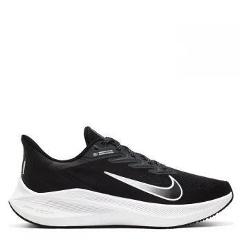 Image of Nike Air Zoom Winflo 7 Womens Running Shoe - Black/White