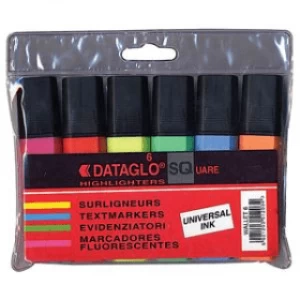 Image of Value Office Highlighters - Assorted Colours (6 Pack)