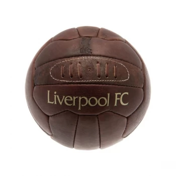 Image of Liverpool Retro Heritage Leather Ball Size 5