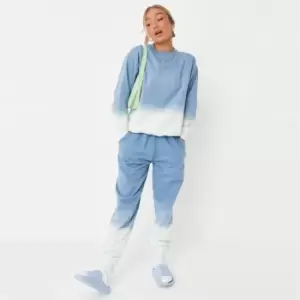 Image of Missguided Ombre Sweatshirt Jogger Set - Multi