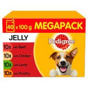 Image of Pedigree Mixed Selection in Jelly Dog Food 40x100g