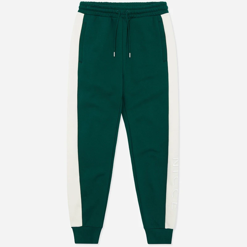 Image of Nicce Nicce Mercury Stripe Jogging Bottoms Mens - Green Green S