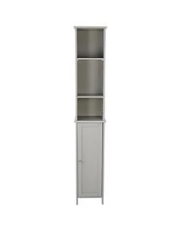 Image of Portland Tall Bathroom Cabinet -- Grey