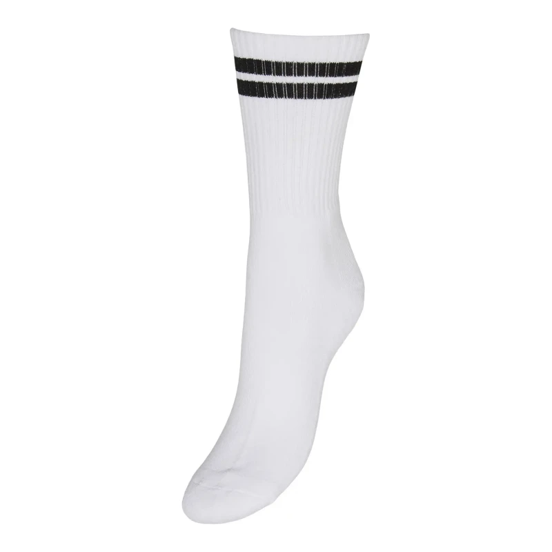 Image of Vero Moda Striped Socks Womens - White White One Size