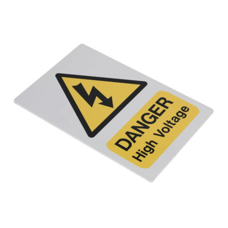 Image of Sealey High Voltage Warning Sign HVSA4