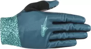 Image of Alpinestars Stella Aspen Pro Lite Ladies Bicycle Gloves, green-turquoise, Size XS for Women, green-turquoise, Size XS for Women