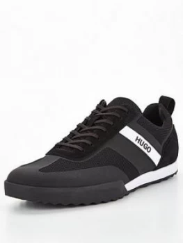 Image of Hugo Boss Matrix Low Trainers Black Size 6 Men