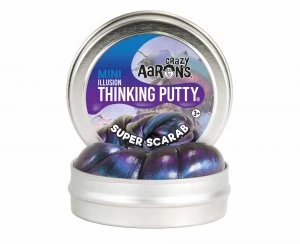 Image of Crazy Aarons Thinking Putty Illusion Super Scarab Mini Tin