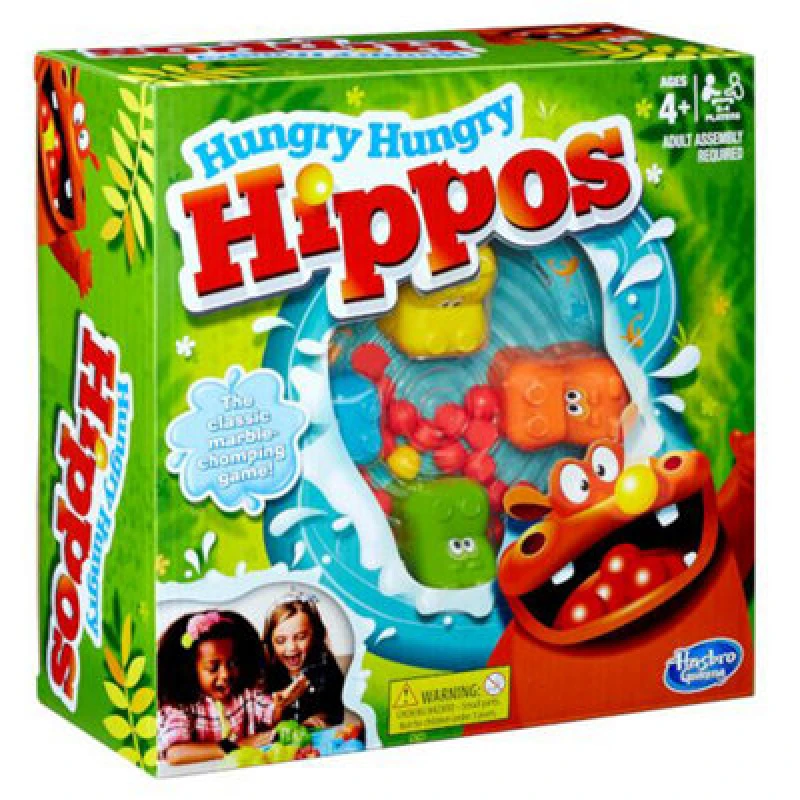 Image of Hungry Hippos Hasbro Hungry Hungry Hippos Game 285 F8815 285 F8815