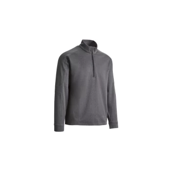 Image of Callaway Midweight Waffle Top Asphalt Heather - L Size: Large