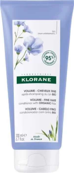 Image of Klorane Flax Fiber Volume Conditioner for Fine Hair 200ml