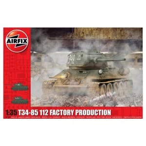 Image of T34-85 112 Factory Production 1:35 Tank Air Fix Model Kit