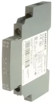 Image of Siemens Sirius Innovation Auxiliary Contact - 1NC + 1NO, 2 Contact, Plug In, 2 A dc, 10 A ac