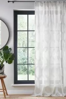 Image of 'Linara' Geometric Print Voile Panel