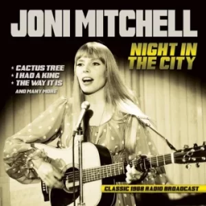 Image of Night in the City Classic 1968 Radio Broadcast by Joni Mitchell CD Album