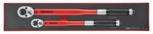 Image of Teng Tools TEX1238 2 Piece EVA Torque Wrench Set 1/2" & 3/8" (20-210Nm)