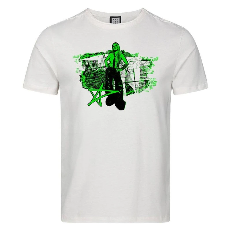 Image of Amplified Mens G Hits Avril Lavigne T-Shirt in White Size: XS White Male XS