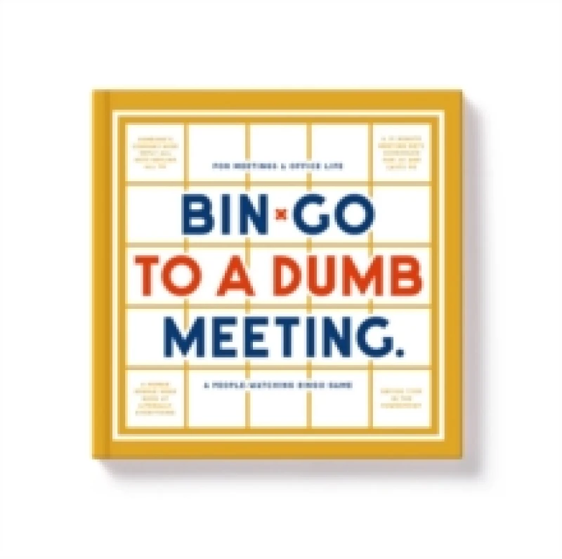 Image of Bin-go To A Dumb Meeting Bingo book Game
