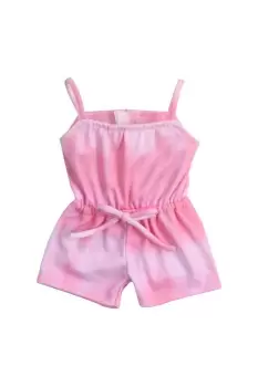 Image of Sophia's 18" Doll Pink Tie Dye Romper Playsuit, Doll Clothing