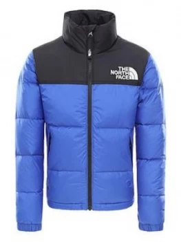Image of Boys, The North Face Youth 1996 Retro Nuptse Down Jacket - Blue Size M 10-12 Years