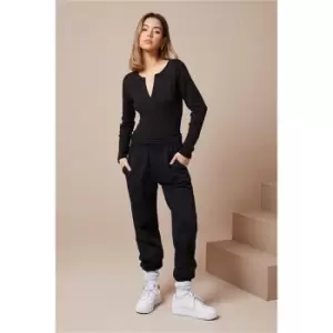 Image of I Saw It First Elastic Waist Oversized Jogger - Black