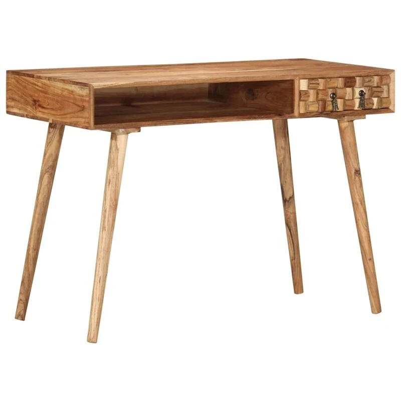 Image of VIDAXL Writing Desk 110x50x76cm Solid Wood Acacia vidaXL 8720286705742