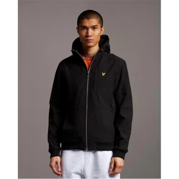 Image of Lyle and Scott Soft Shell Jacket - Black