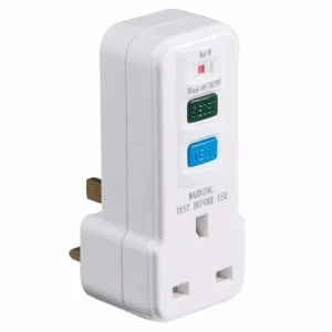 Image of KnightsBridge Plug In RCD UK 3 Pin Power Breaker Safety Adaptor