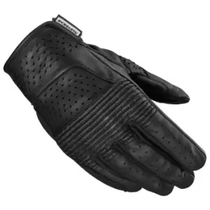 Image of Spidi Rude Perforated Black Motorcycle Gloves M