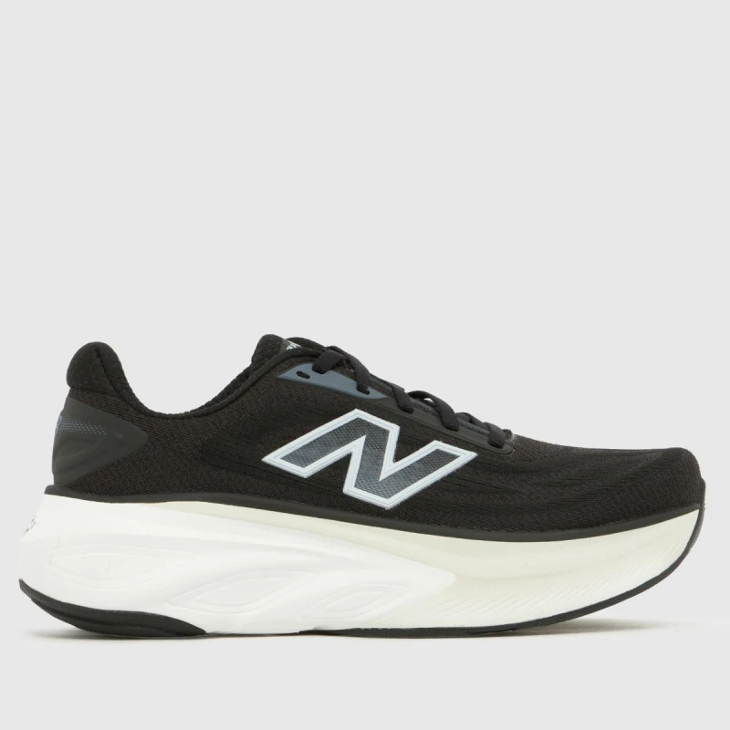 Image of New Balance Fresh Foam More V6 Trainers in Black & White Black & White UK 8 (EU 41½)