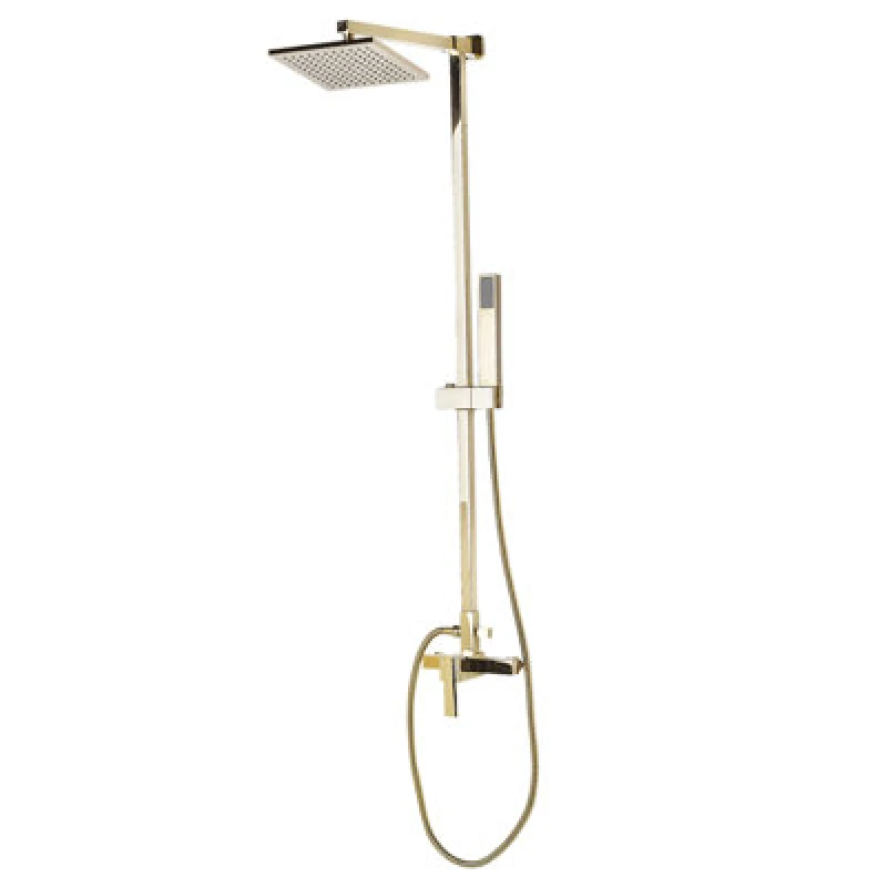 Image of Beliani Mixer Shower Set With Rainshower Tagbo Gold