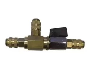 Image of Sykes-Pickavant 31487370 T Connector Assembly -Fuel Injection Pressure Test Kits