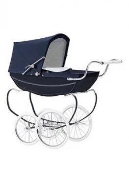 Image of Silver Cross Oberon Dolls Pram - Navy, One Colour