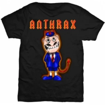 Image of Anthrax TNT Cover Mens Black T-Shirt: Medium