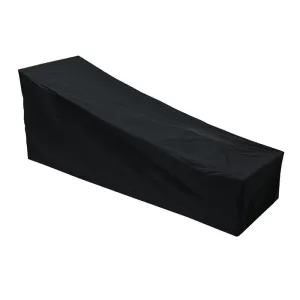 Image of Sun Lounger Waterproof Cover Black