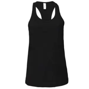 Image of Bella + Canvas Womens/Ladies Racerback Tank Top (S) (Black)