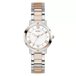 Image of Guess GW0404L3 Womens Dawn Two Tone Bracelet Wristwatch