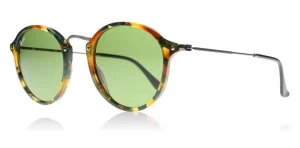Image of Ray-Ban 2447 Sunglasses Spotted Green Havana 11594E