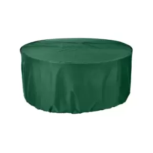Image of Cozy Bay Green Premium 4-6 Seater Large Circular Patio Set Cover