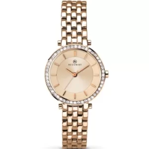 Image of Ladies Accurist Womens Stone Set Bracelet Watch
