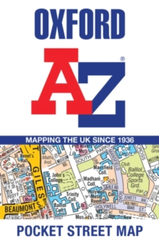 Image of Oxford A-Z Pocket Street Map. By AZ Maps Books