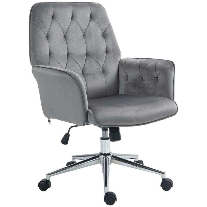 Image of Vinsetto Swivel Computer Chair Dark Grey 921-103V72CG