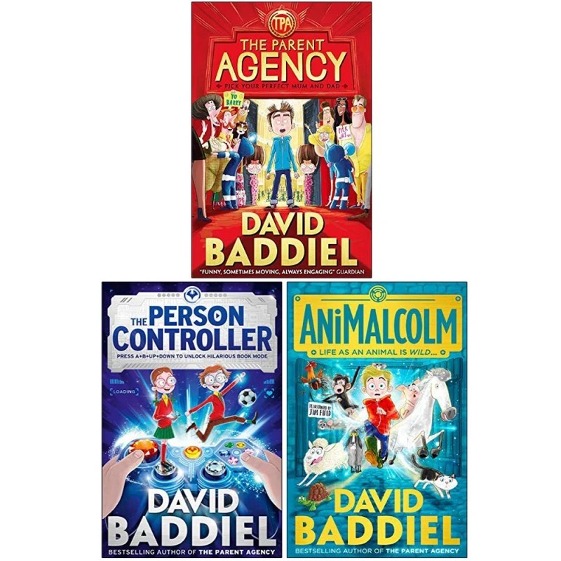 Image of Blockbuster David Baddiel 3 Books Collection Set The Parent Agency Paperback David Baddiel Books