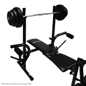 Image of Charles Bentley All-in-One Home Gym Lat Pull Down Bench Press Chest Shoulder Leg