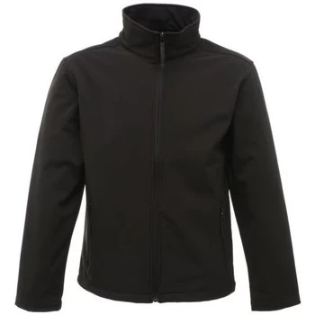 Image of Professional CLASSIC Waterproof Softshell Jacket mens Fleece jacket in Black - Sizes UK S,UK M,UK L,UK XXL,UK 3XL