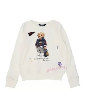 Image of Ralph Lauren Girls AOP Hoodie - White - 6 Years